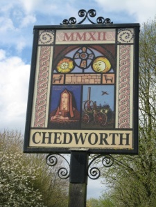 Chedworth village sign